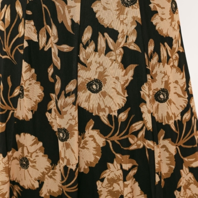 EARTHEN FLOWER FANTASY POWER MESH FULL MAXI SKIRT - Image 4