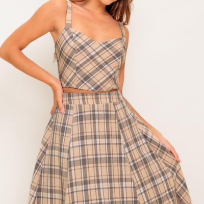 HERITAGE CHARM WOVEN TOP AND SKIRT SET - Image 4