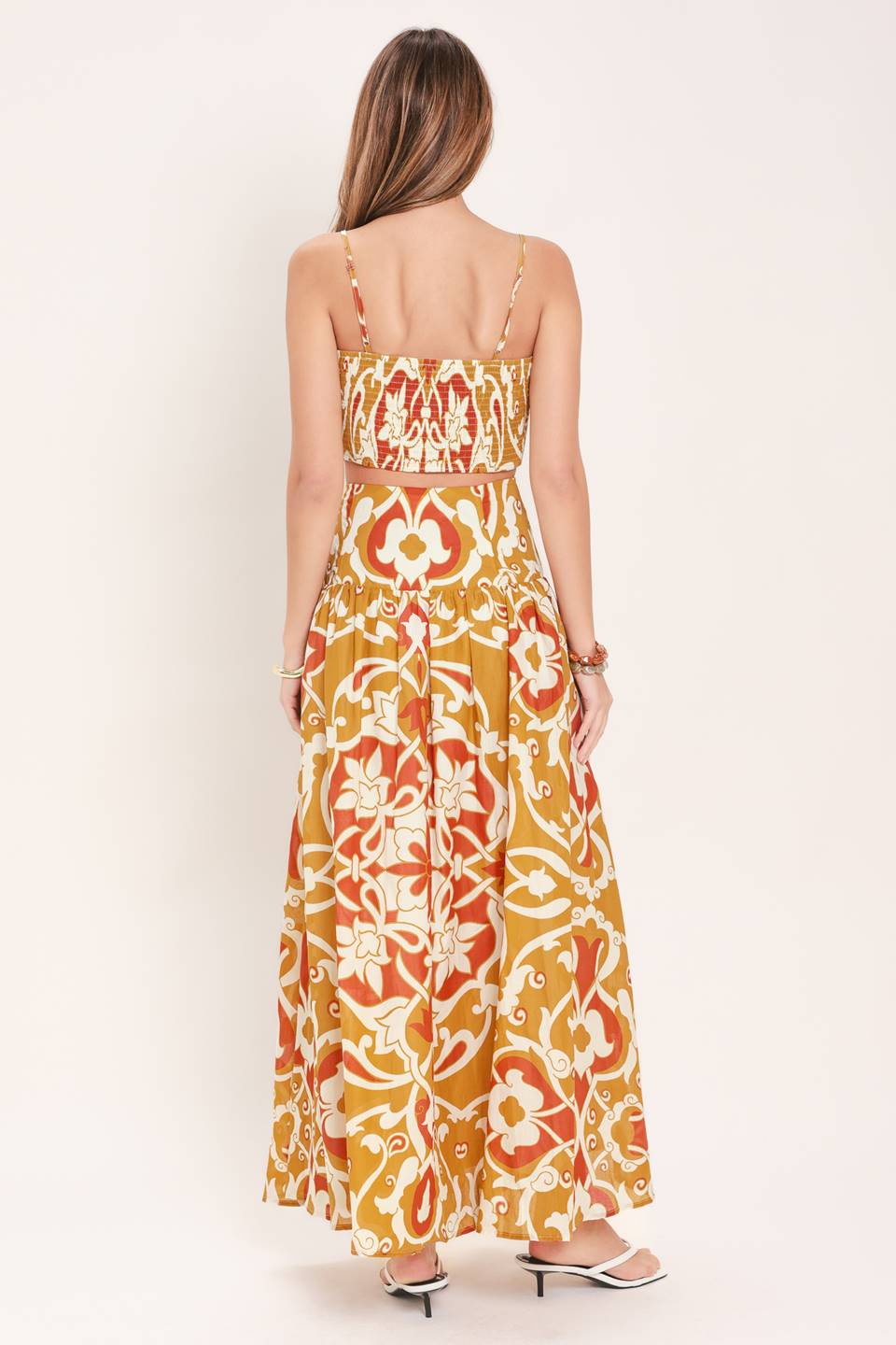 GOLDEN ISLAND WOVEN TOP AND SKIRT SET - Image 7