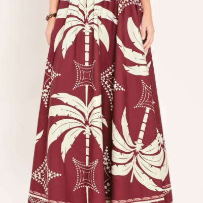 PARADISE CHARM WOVEN TOP AND SKIRT SET - Image 4