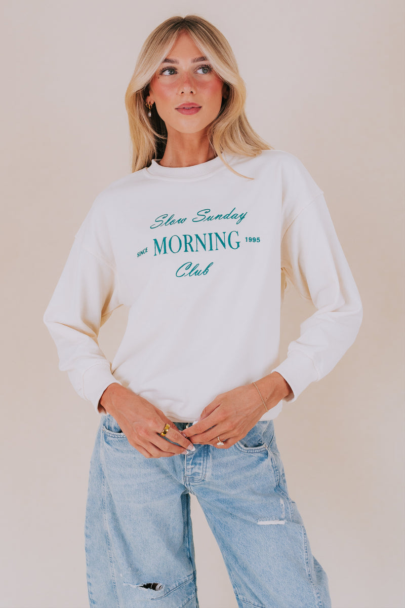 Slow Sunday Morning Sweatshirt - Image 2