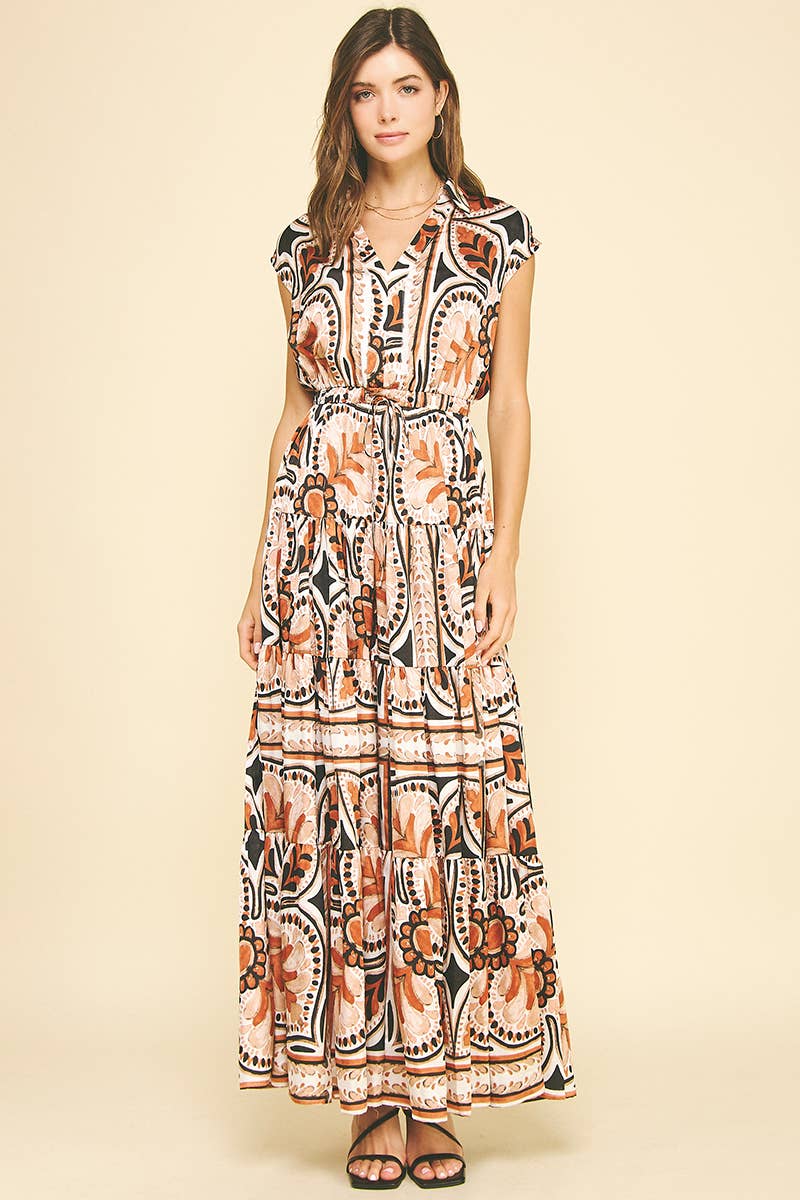 Lyric - Floral Tiered Maxi Dress - Image 2
