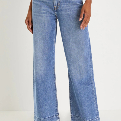 Jamie - Raw Hem Unique Cuffs Straight High Rise Loose Jeans - Image 3