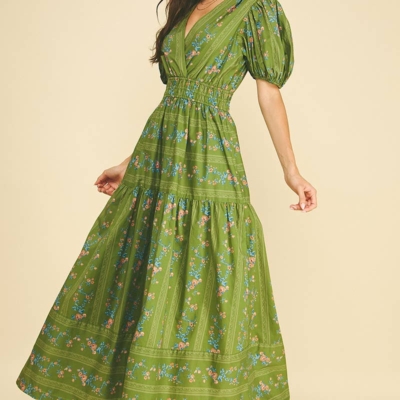 EMMA - FLORAL TIERED MAXI DRESS - Image 4