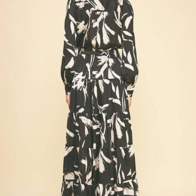 Demi- Print Button Down Maxi Dress - Image 6