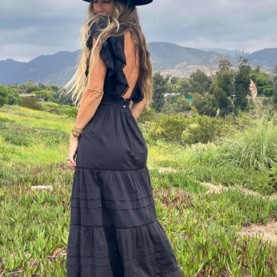 Lantern Maxi Dress - Image 3