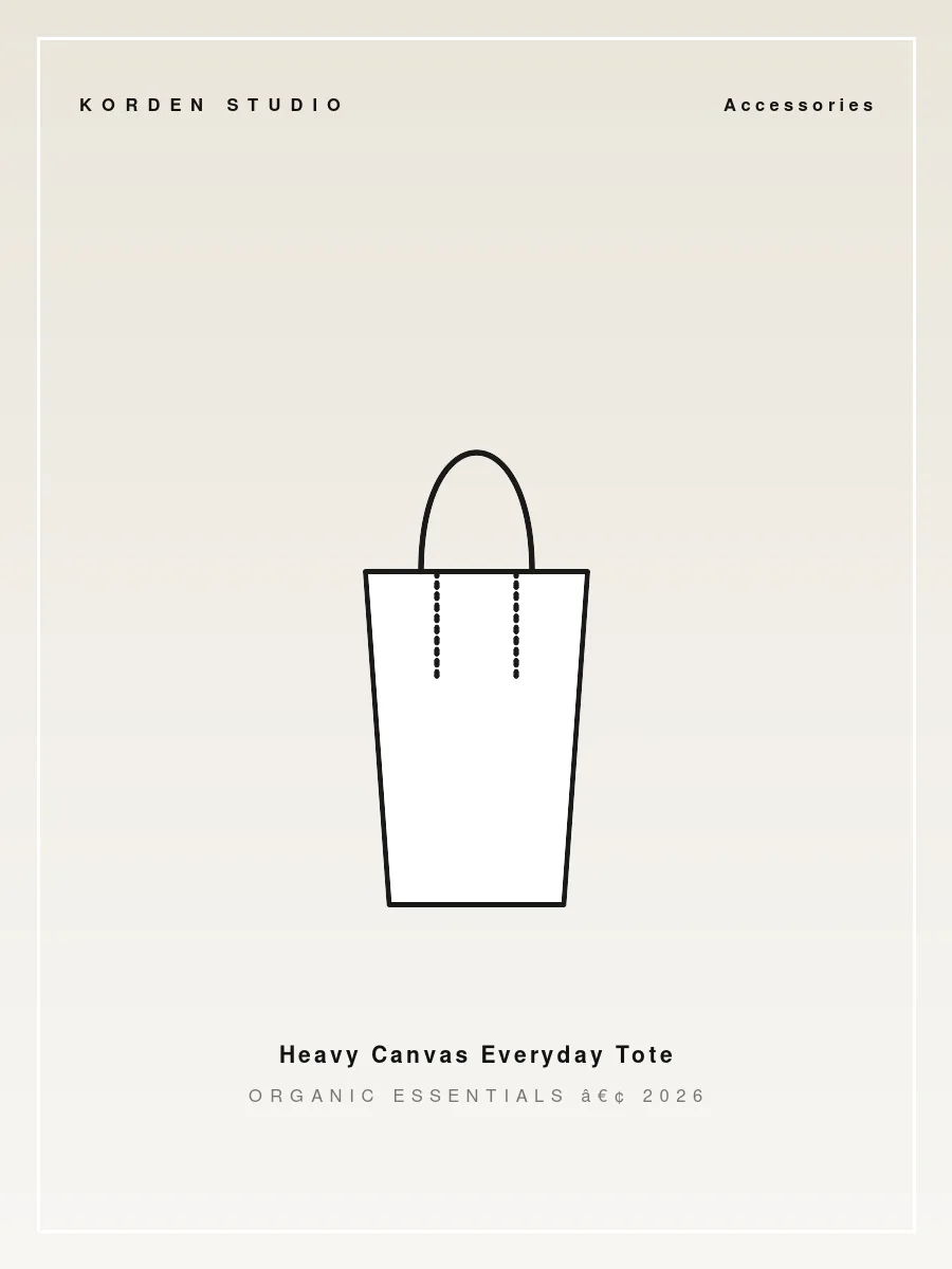 Heavy Canvas Everyday Tote