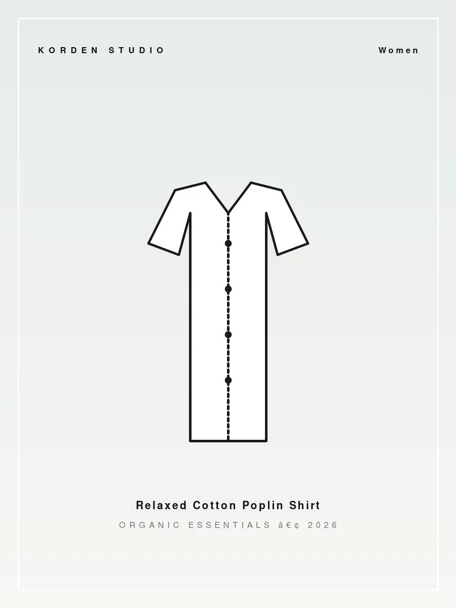 Relaxed Cotton Poplin Shirt